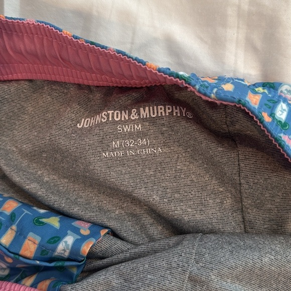 Johnston & Murphy 🔥sale🔥⭐️Blue Patterned Men's Shorts - Picture 6 of 11